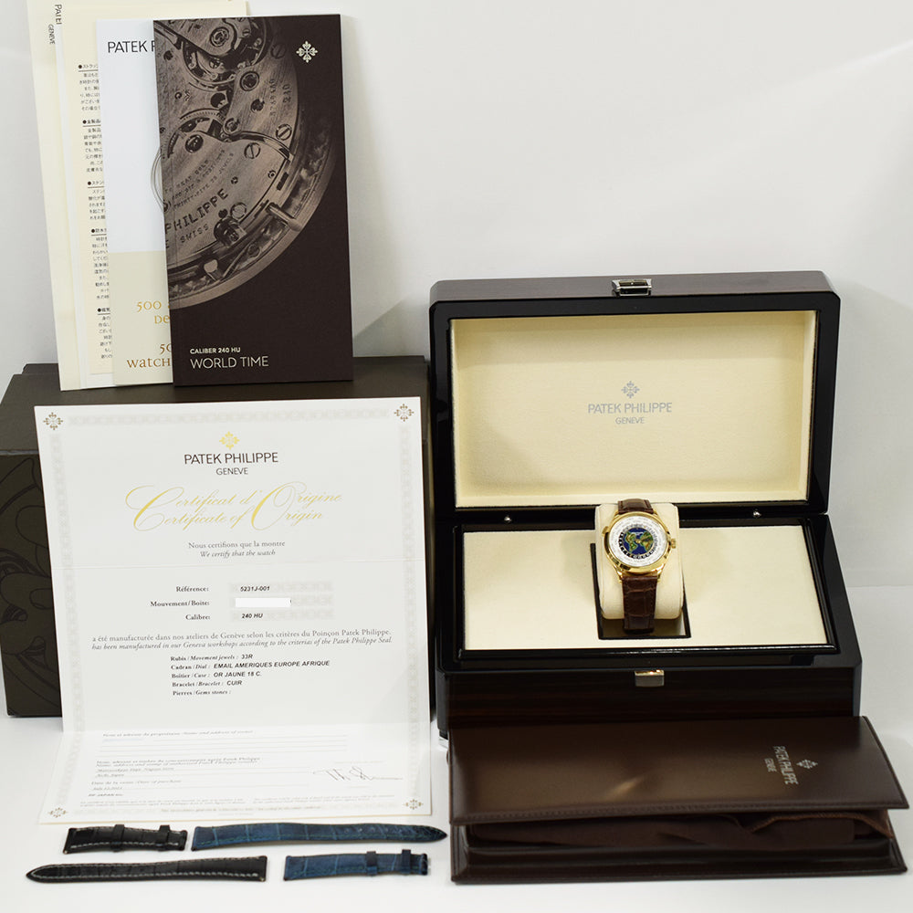 Patek Philippe World Time 39mm 5231J-001 – Enamel Dial