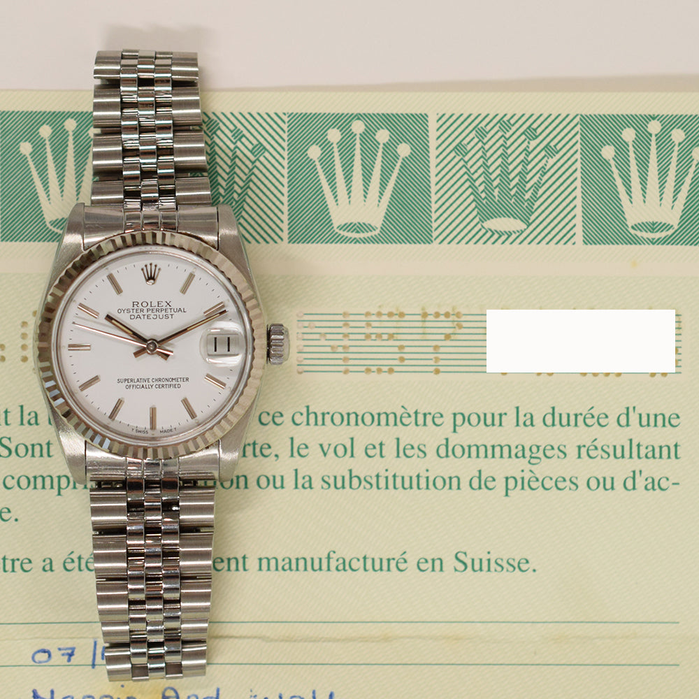 Rolex Lady-Datejust 26mm 68274 – White Dial
