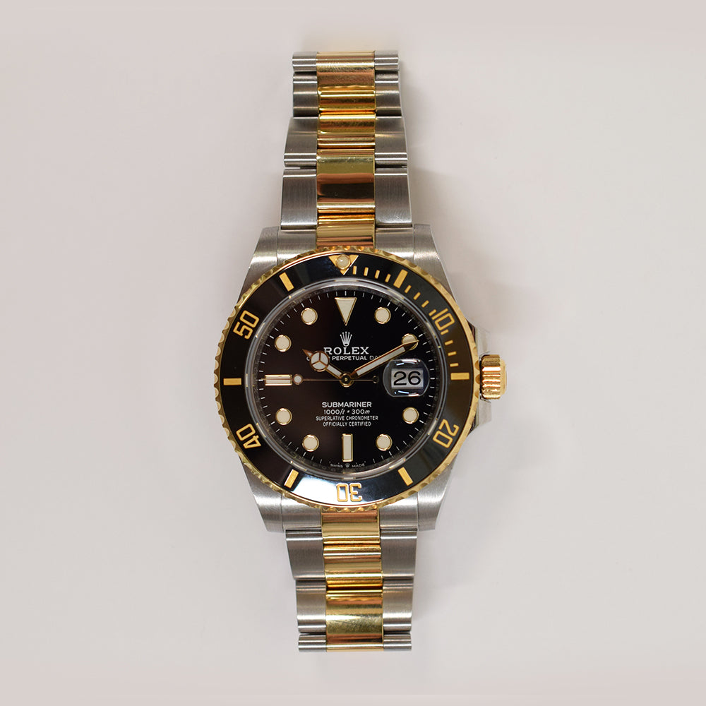 Rolex Submariner Date 41mm Steel and Yellow Gold Black Bezel 126613LN – Black Dial