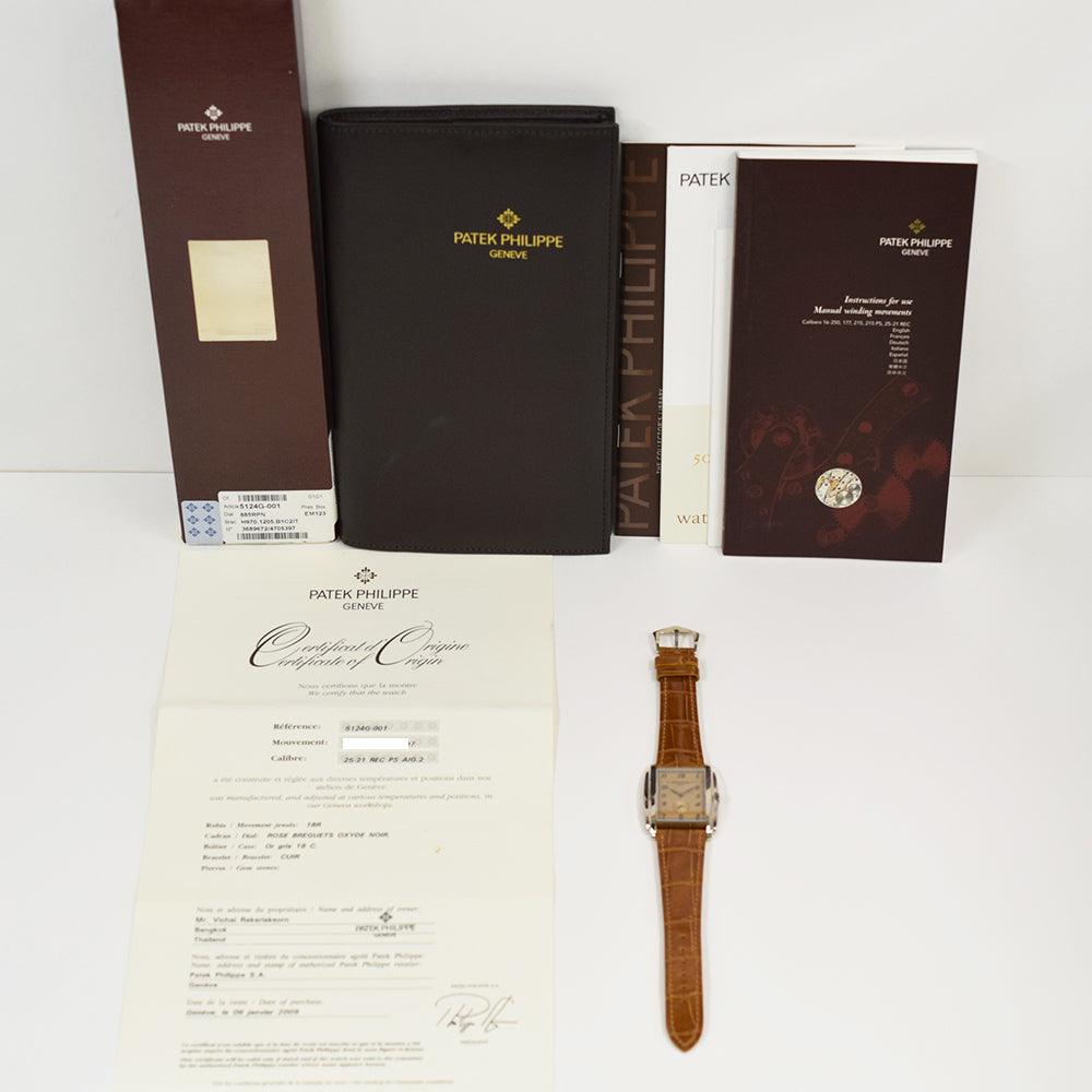 Patek Philippe Calatrava 37mm 5124G-001 – Brown Dial
