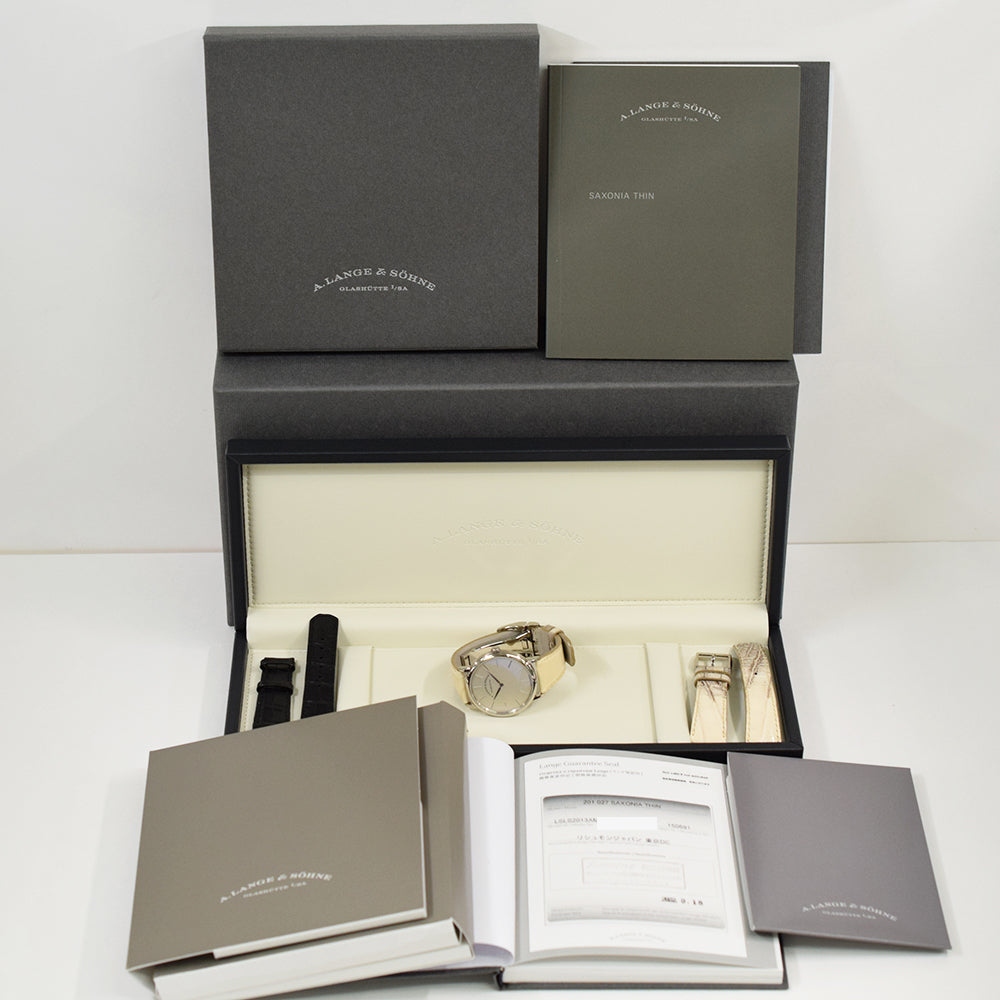 A. Lange & Söhne Saxonia Thin 37mm 201.027 – Silver Dial