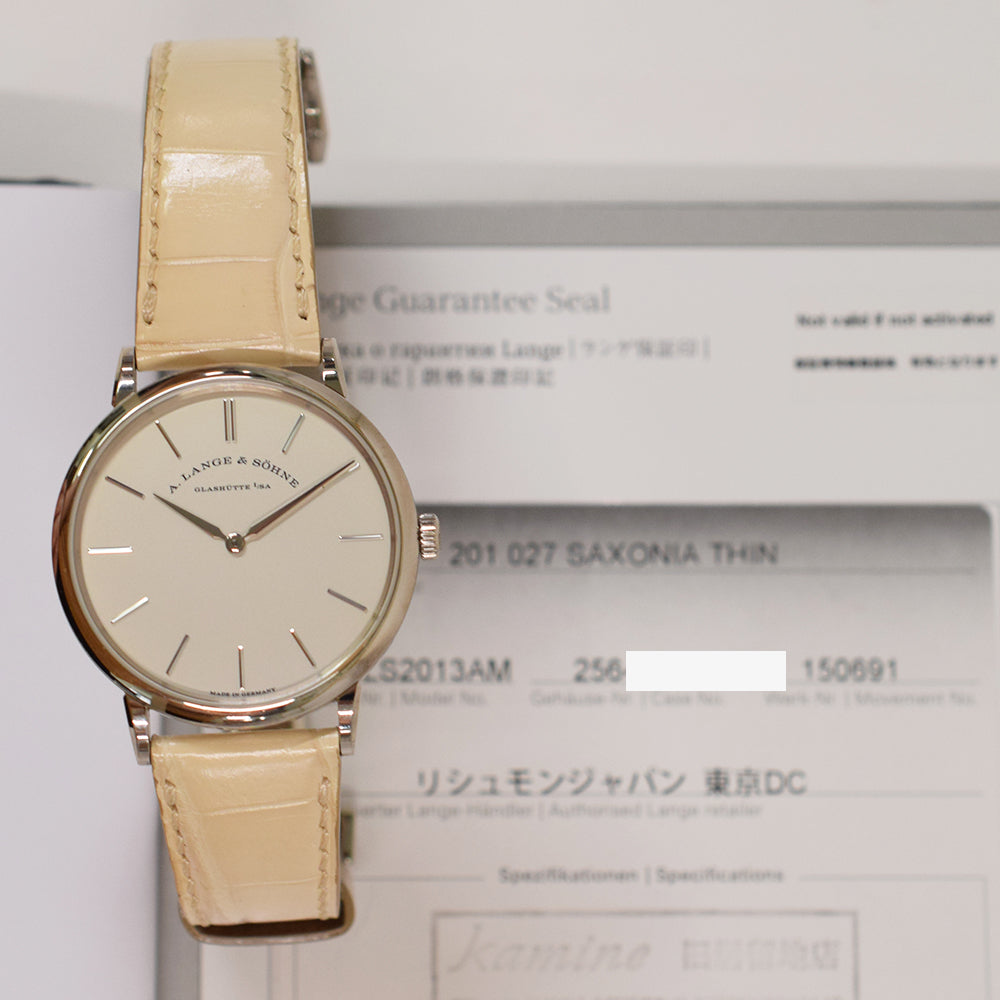 A. Lange & Söhne Saxonia Thin 37mm 201.027 – Silver Dial