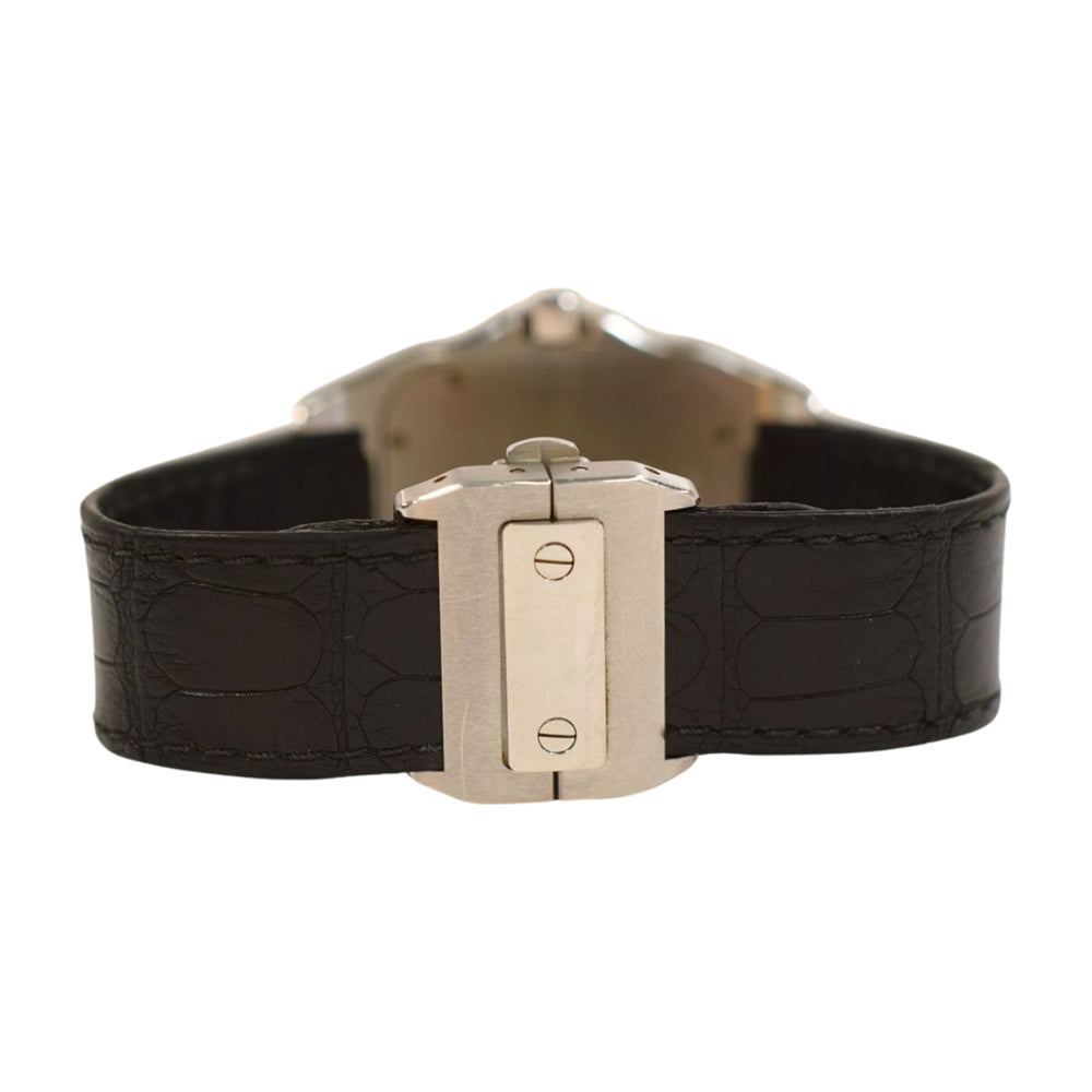 Cartier Santos 100 Selfwinding 51mm x 41.3mm WSSA0007 – Silver Roman Dial