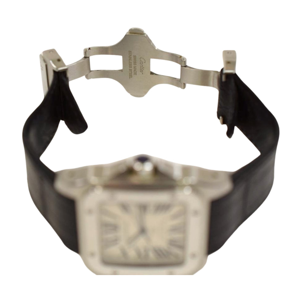 Cartier Santos 100 Selfwinding 51mm x 41.3mm WSSA0007 – Silver Roman Dial