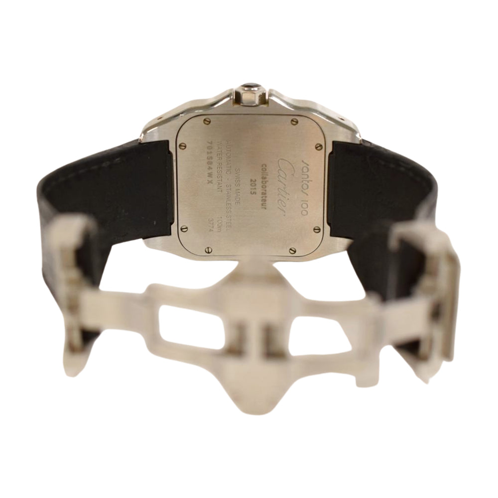 Cartier Santos 100 Selfwinding 51mm x 41.3mm WSSA0007 – Silver Roman Dial