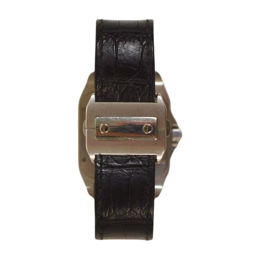 Cartier Santos 100 Selfwinding 51mm x 41.3mm WSSA0007 – Silver Roman Dial