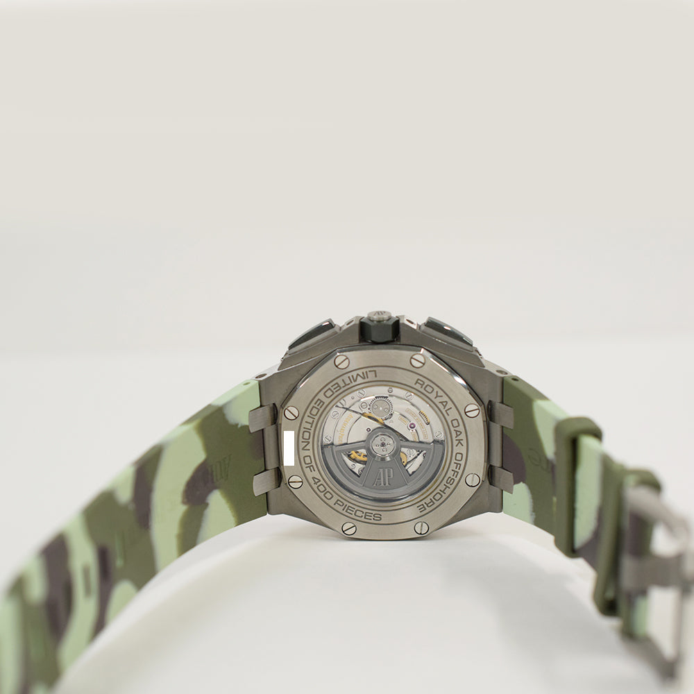 Audemars Piguet Royal Oak Offshore 42mm Ceramic Bezel 26400SO.OO.A055CA.01 – Green Dial