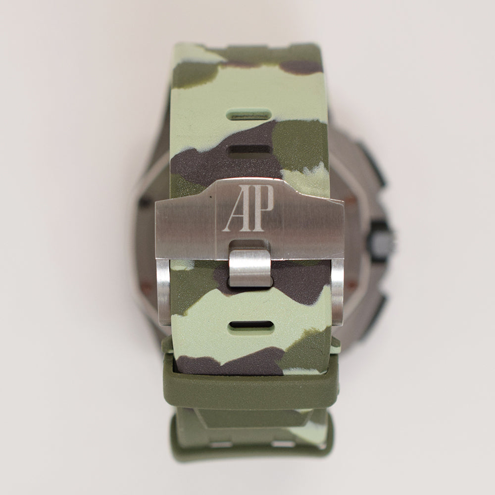 Audemars Piguet Royal Oak Offshore 42mm Ceramic Bezel 26400SO.OO.A055CA.01 – Green Dial
