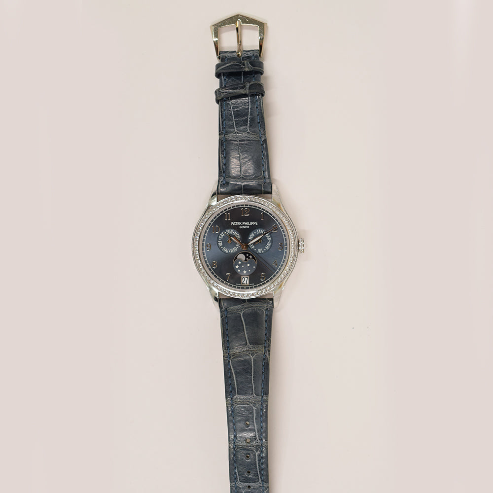 Patek Philippe Annual Calendar Moon Phase 38mm 4947G-001 – Blue Arabic Dial