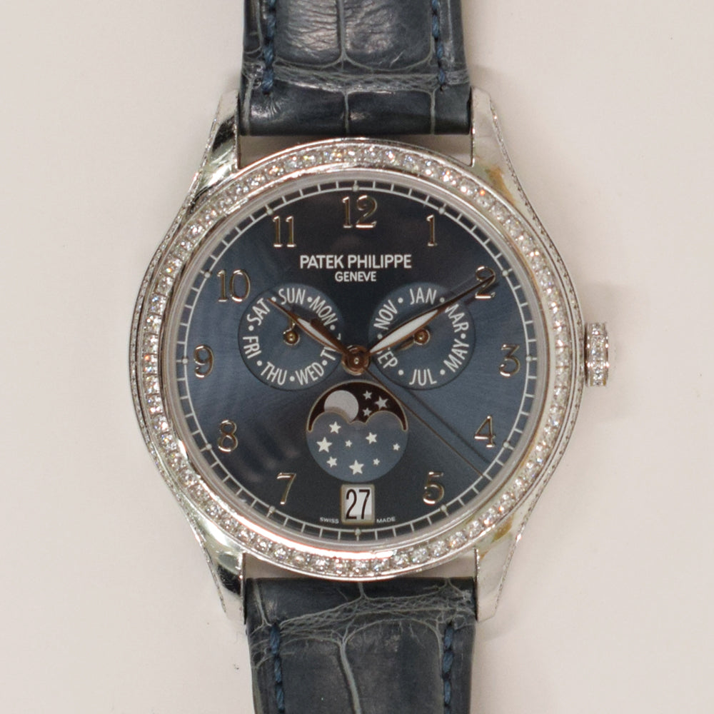 Patek Philippe Annual Calendar Moon Phase 38mm 4947G-001 – Blue Arabic Dial