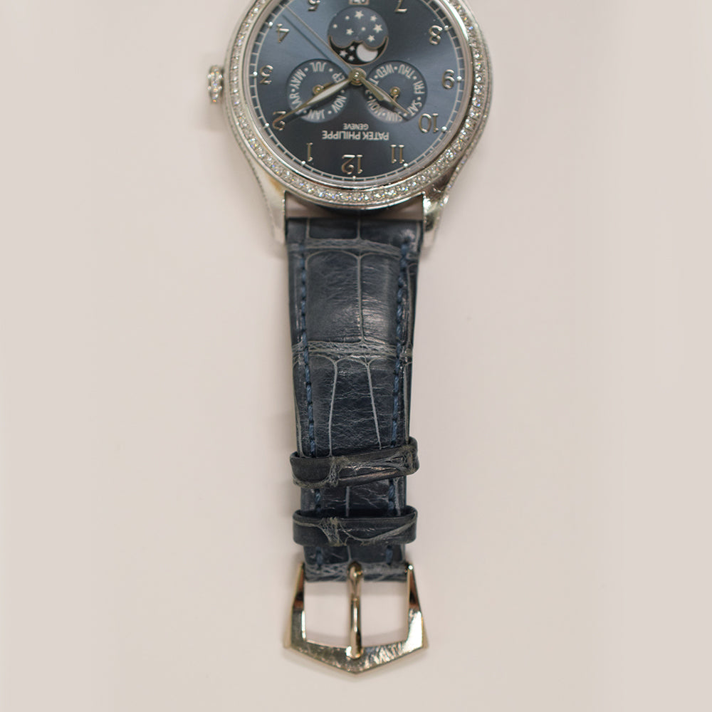 Patek Philippe Annual Calendar Moon Phase 38mm 4947G-001 – Blue Arabic Dial