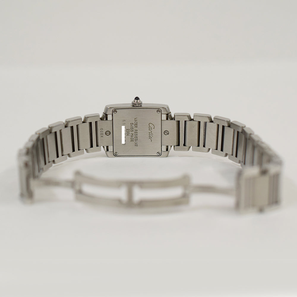 Cartier Tank Française Small Stainless Steel W51008Q3 – Ivory Roman Dial