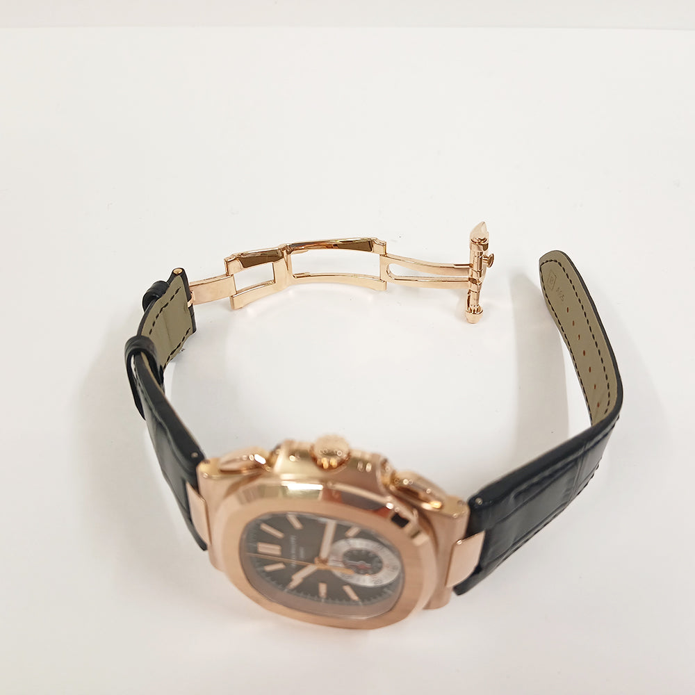 Patek Philippe Nautilus Flyback Chronograph 40.5mm 5980R-001 – Brown Dial