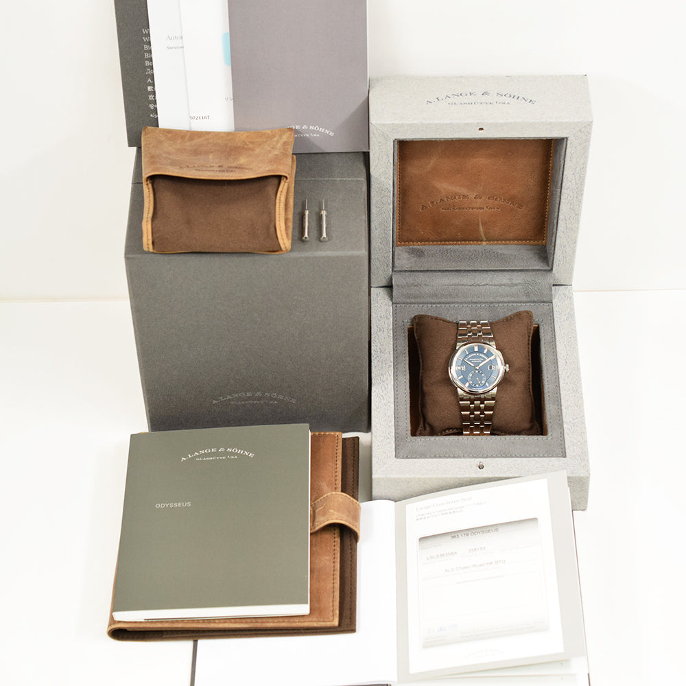 A. Lange & Söhne Odysseus 40.5mm Stainless Steel 363.179 – Blue Dial