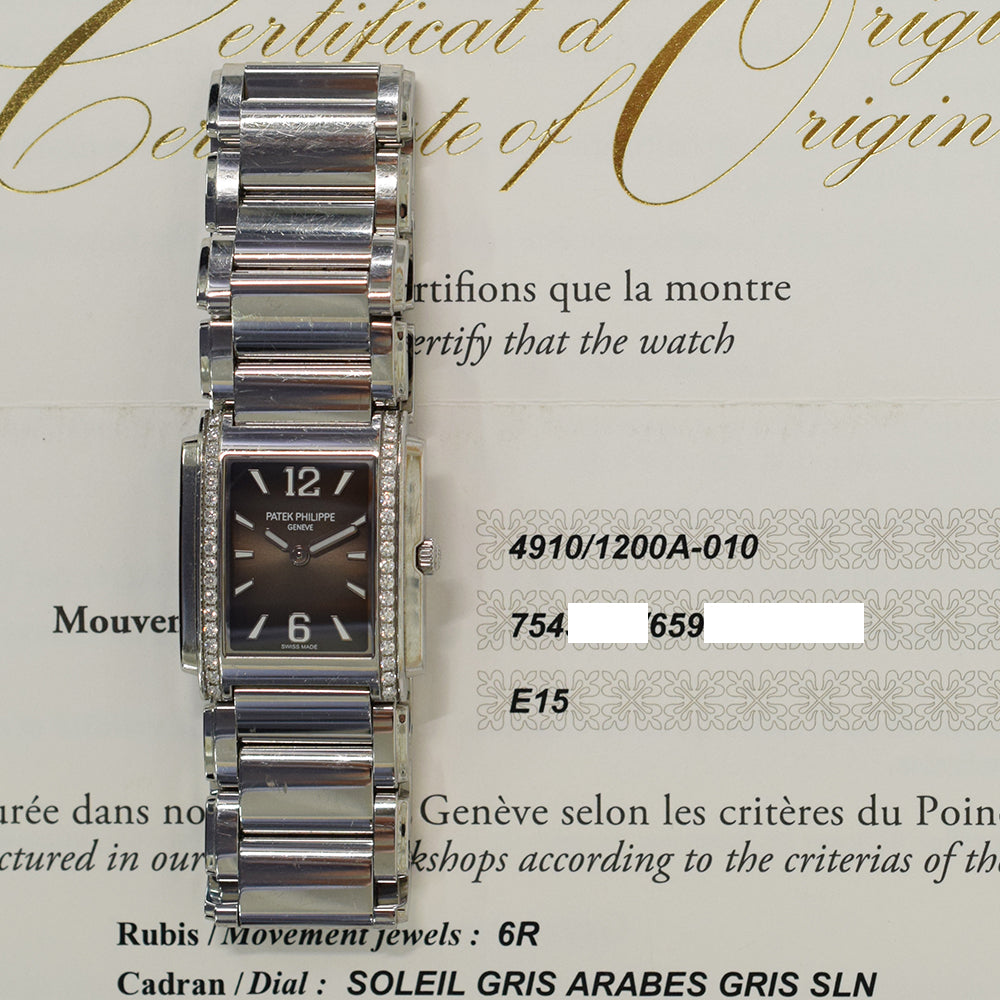 Patek Philippe Twenty~4 30mm x 25.1mm 4910/1200A-010 – Grey Dial