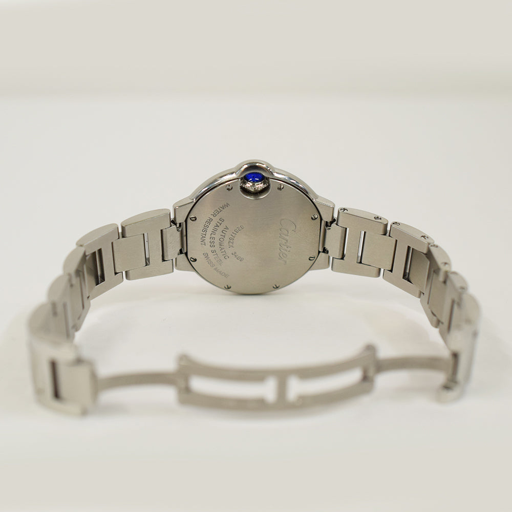 Cartier Ballon Bleu 33mm Steel W6920100 – Pink Roman Dial