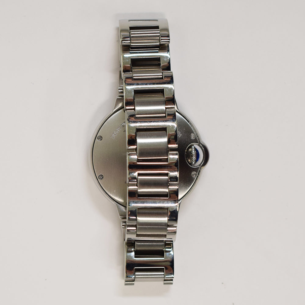 Cartier Ballon Bleu 33mm Steel W6920100 – Pink Roman Dial