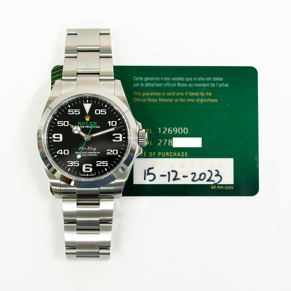 Rolex Air-King 40mm 126900 – Black Dial