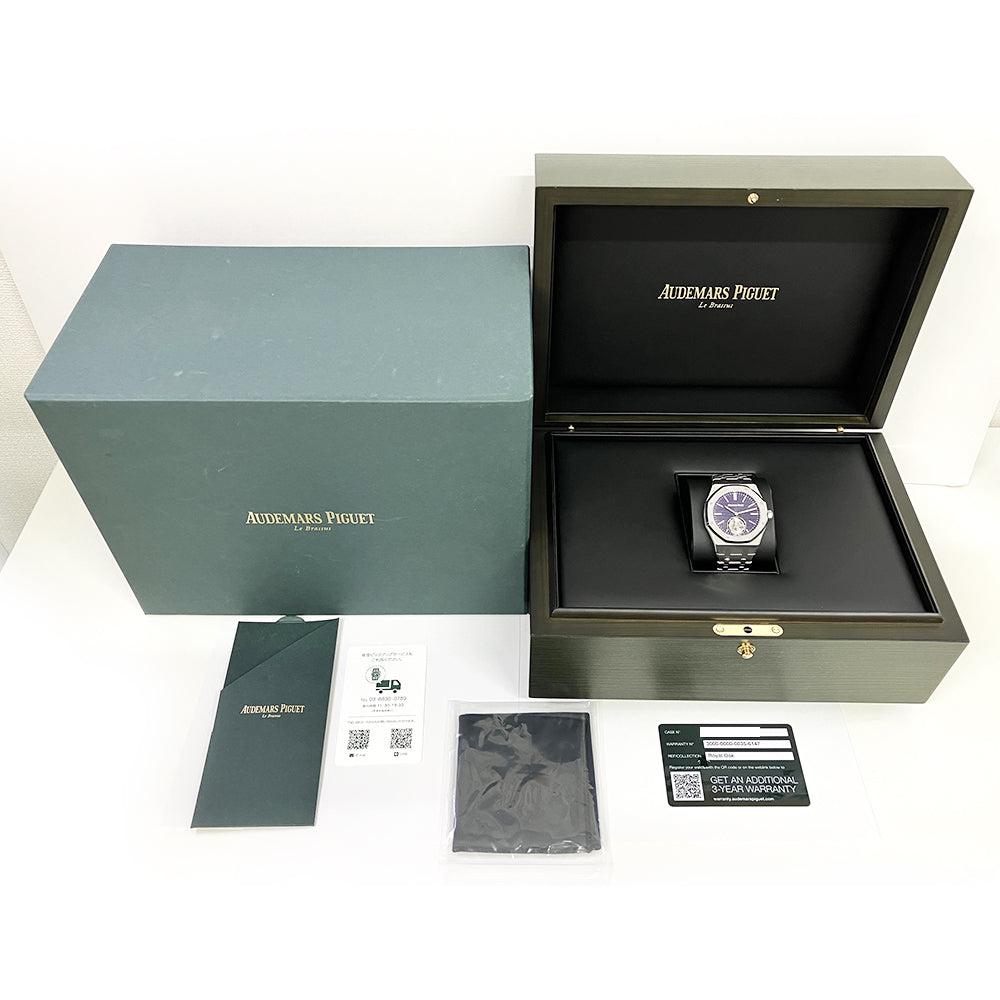 Audemars Piguet Royal Oak Flying Tourbillon Extra-Thin 37mm 26660ST.OO.1356ST.01 – Purple Tapisserie Dial