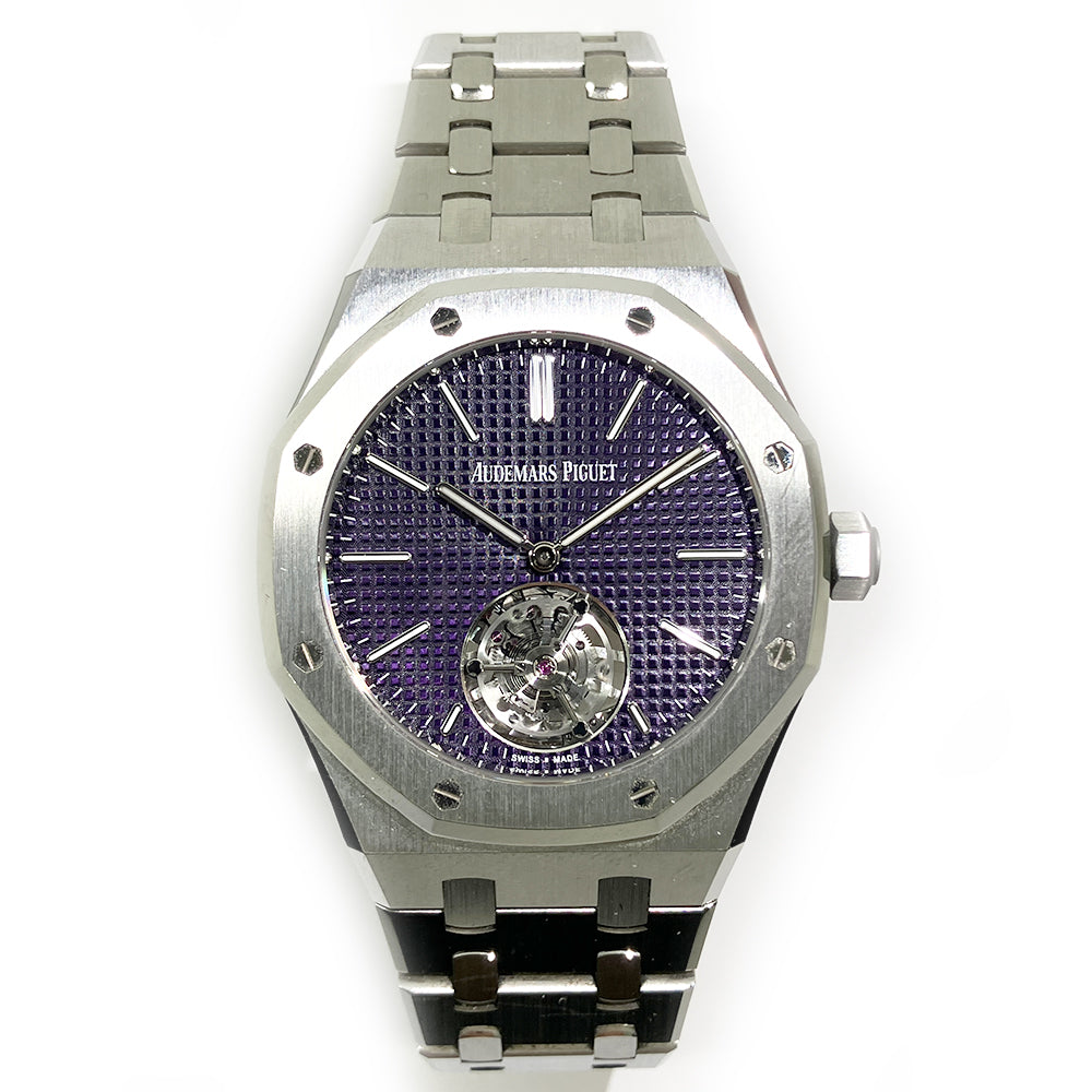 Audemars Piguet Royal Oak Flying Tourbillon Extra-Thin 37mm 26660ST.OO.1356ST.01 – Purple Tapisserie Dial
