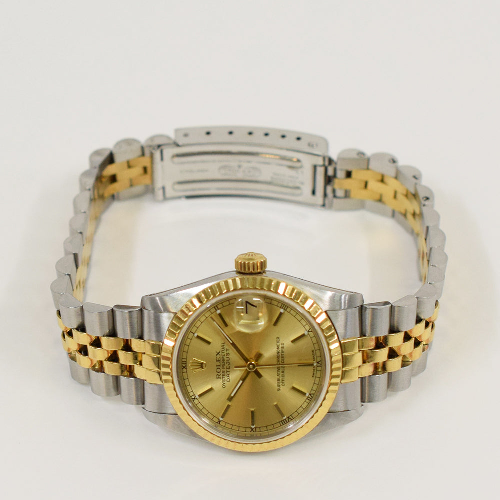 Rolex Datejust 31mm Steel and Yellow Gold 68273 – Champagne Dial