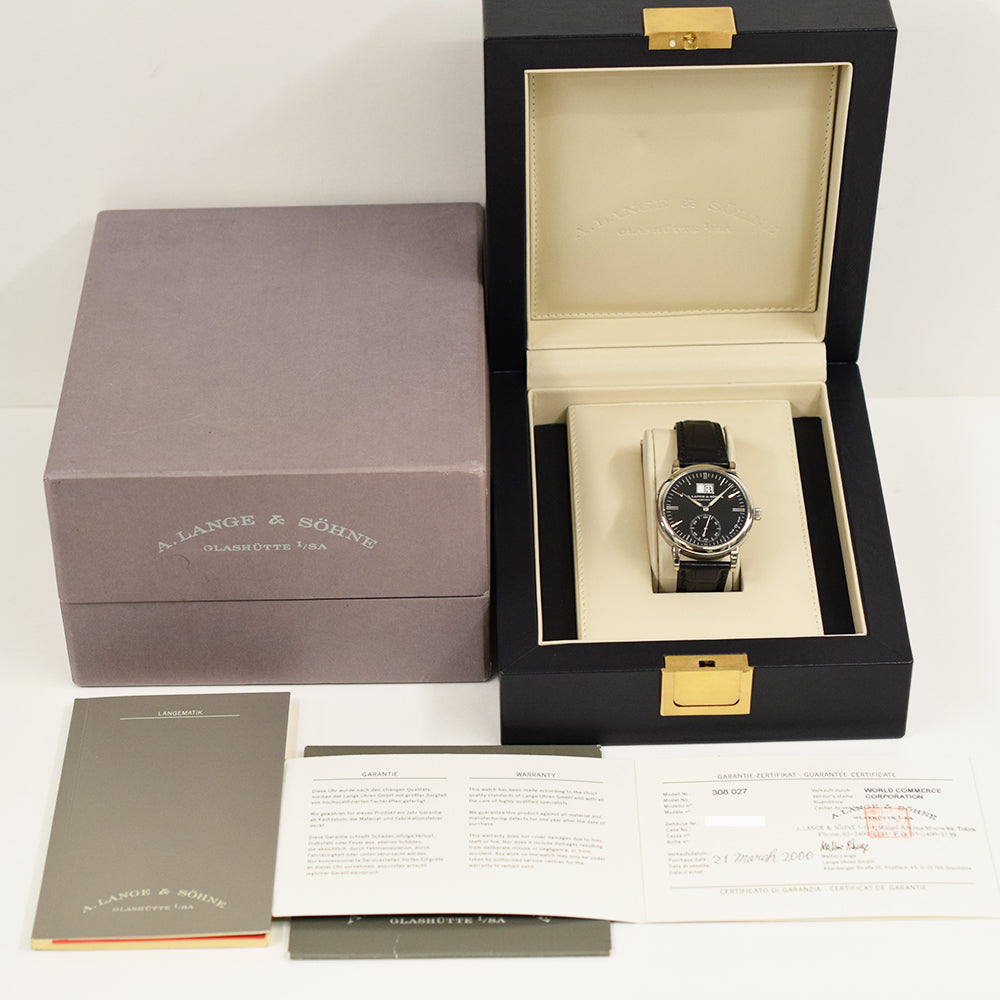 A. Lange & Söhne Langematik Big Date 37mm 308.027 – Black Dial