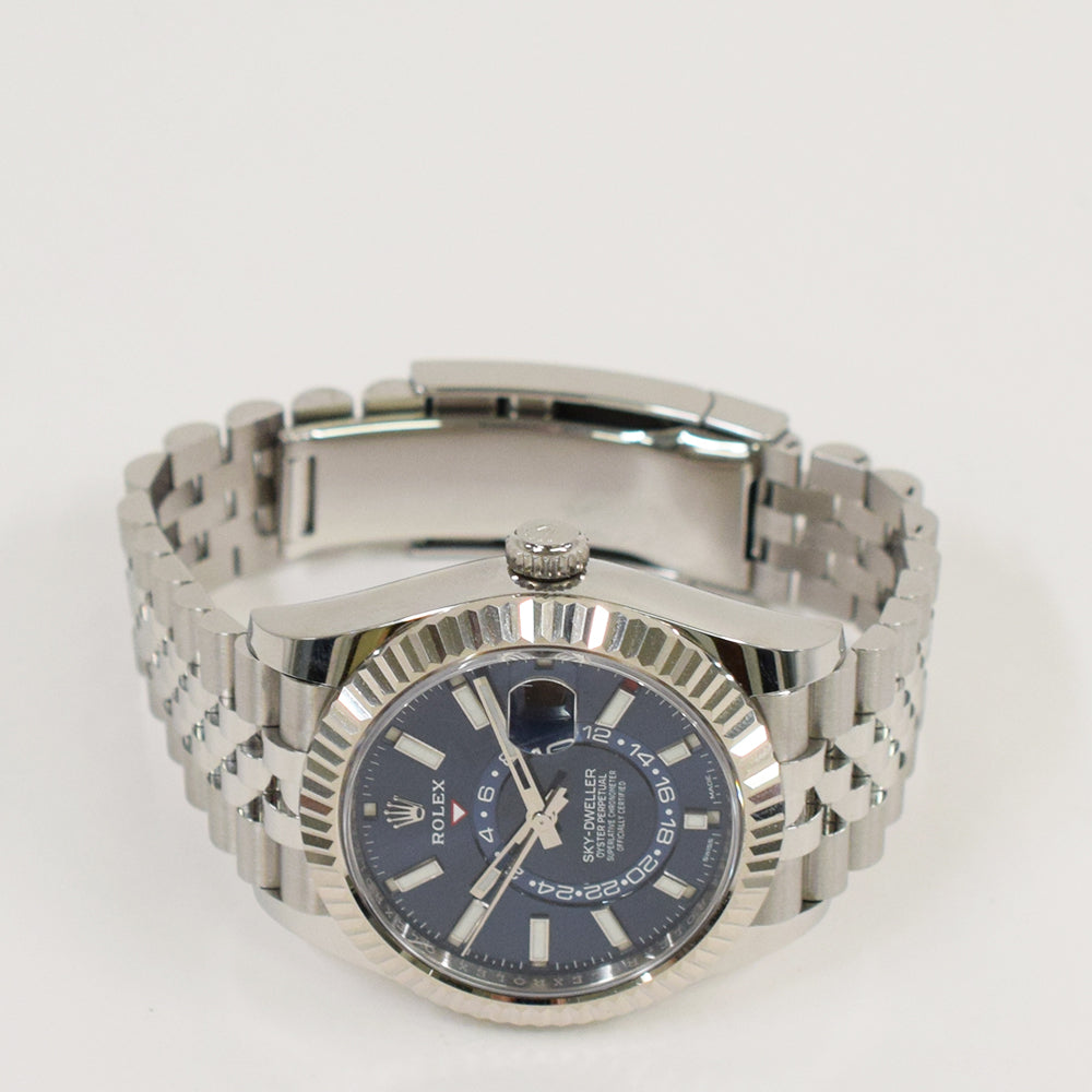Rolex Sky-Dweller 42mm Steel and White Gold 326934 – Blue Dial