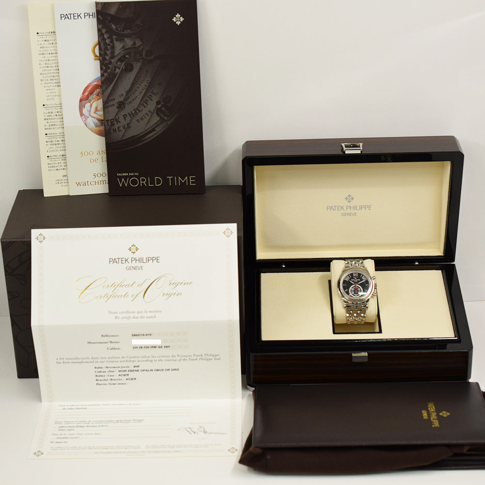 Patek Philippe Annual Calendar Chronograph 40.5mm 5960/1A-010 – Black Dial