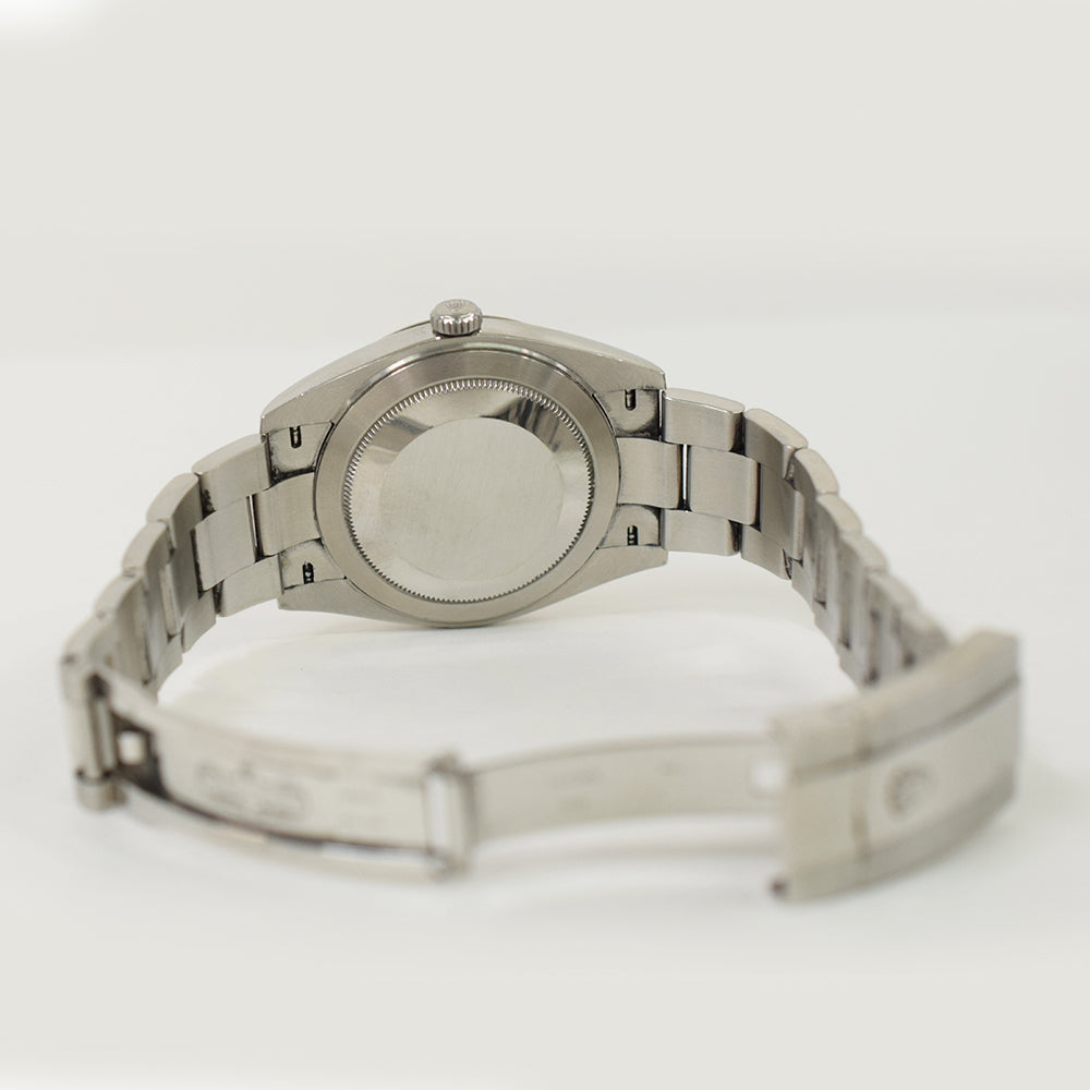 Rolex Datejust 41mm Steel and White Gold Fluted Bezel 126334 – Black Dial