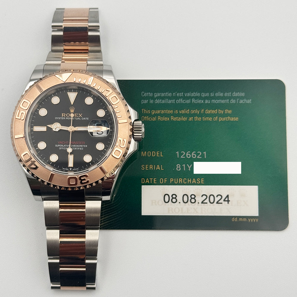 Rolex Yacht-Master 40mm Steel and Everose Gold 126621 – Black Dial