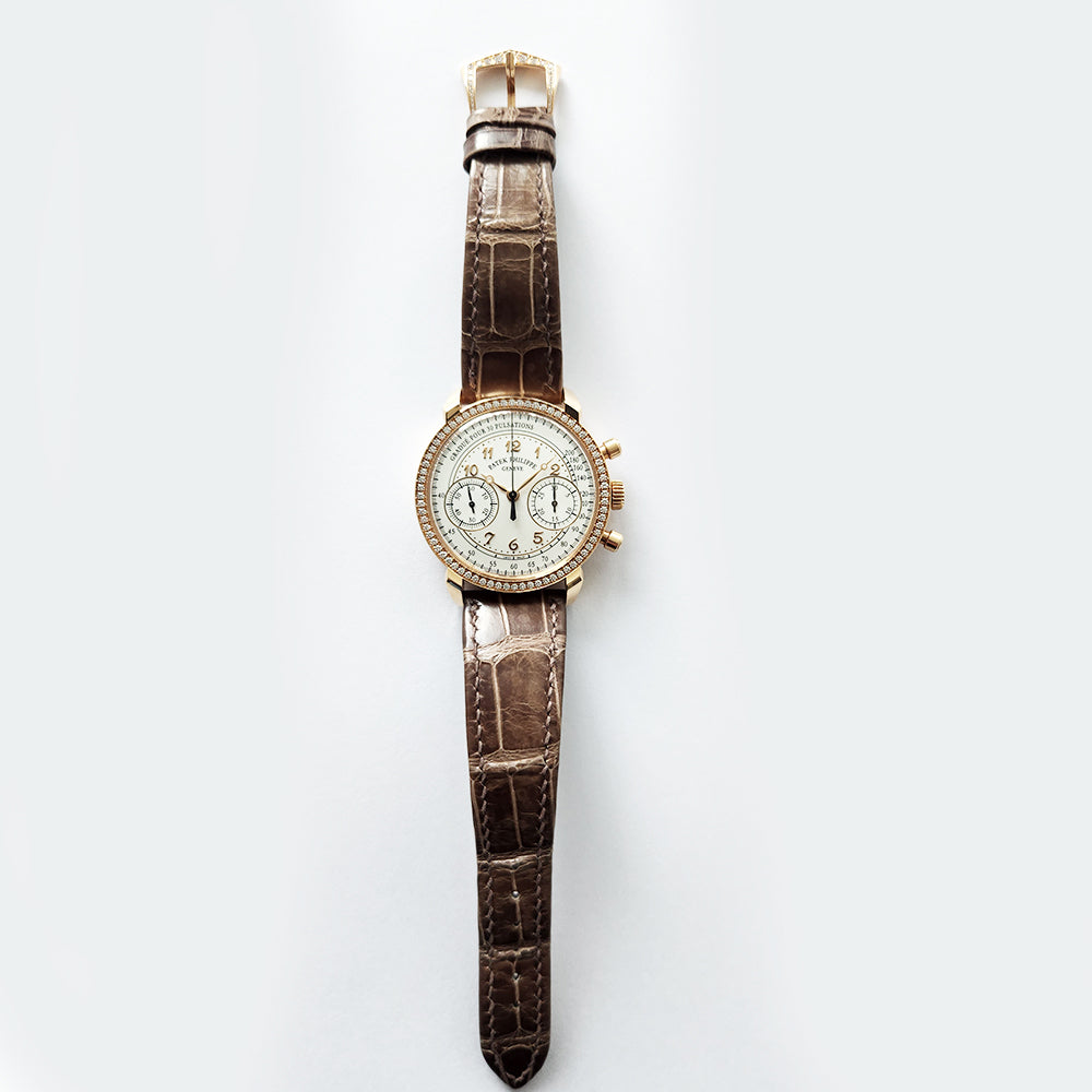 Patek Philippe Complications Chronograph 38mm Rose Gold 7150/250R-001 – White Dial