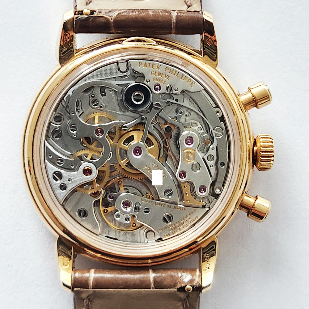 Patek Philippe Complications Chronograph 38mm Rose Gold 7150/250R-001 – White Dial