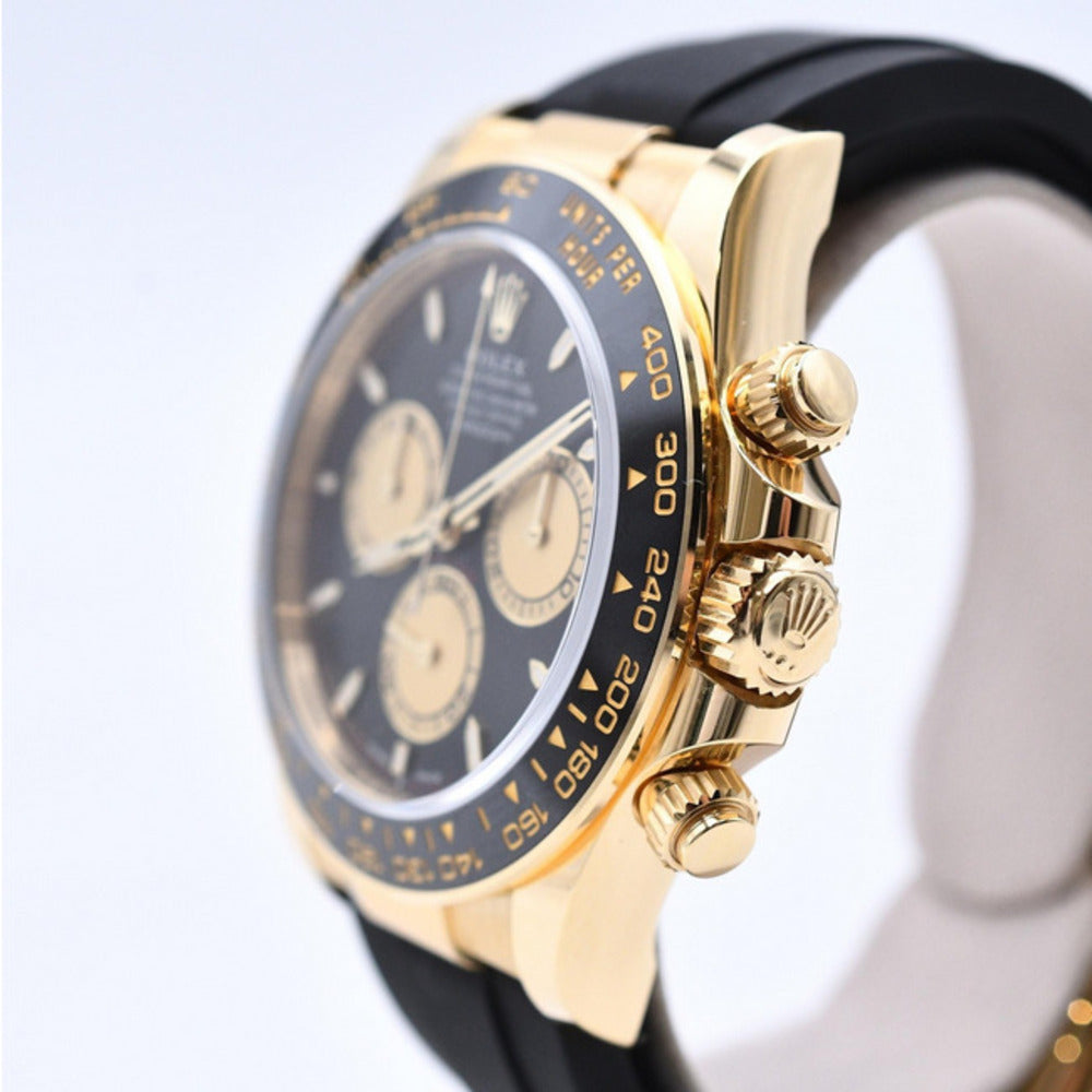 Rolex Cosmograph Daytona 40mm Yellow Gold Oysterflex 126518LN – Black Dial