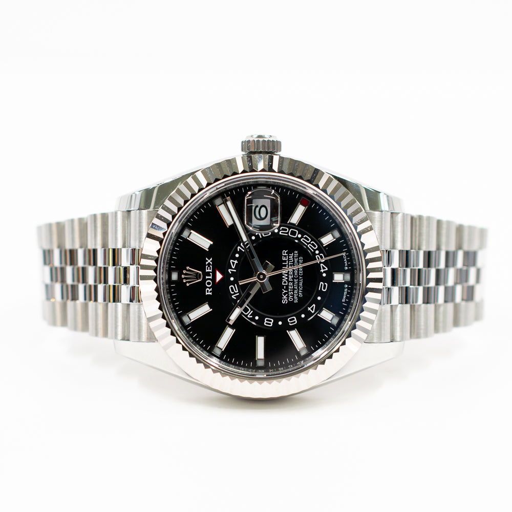Rolex Sky-Dweller 42mm Steel and White Gold 336934 – Black Dial