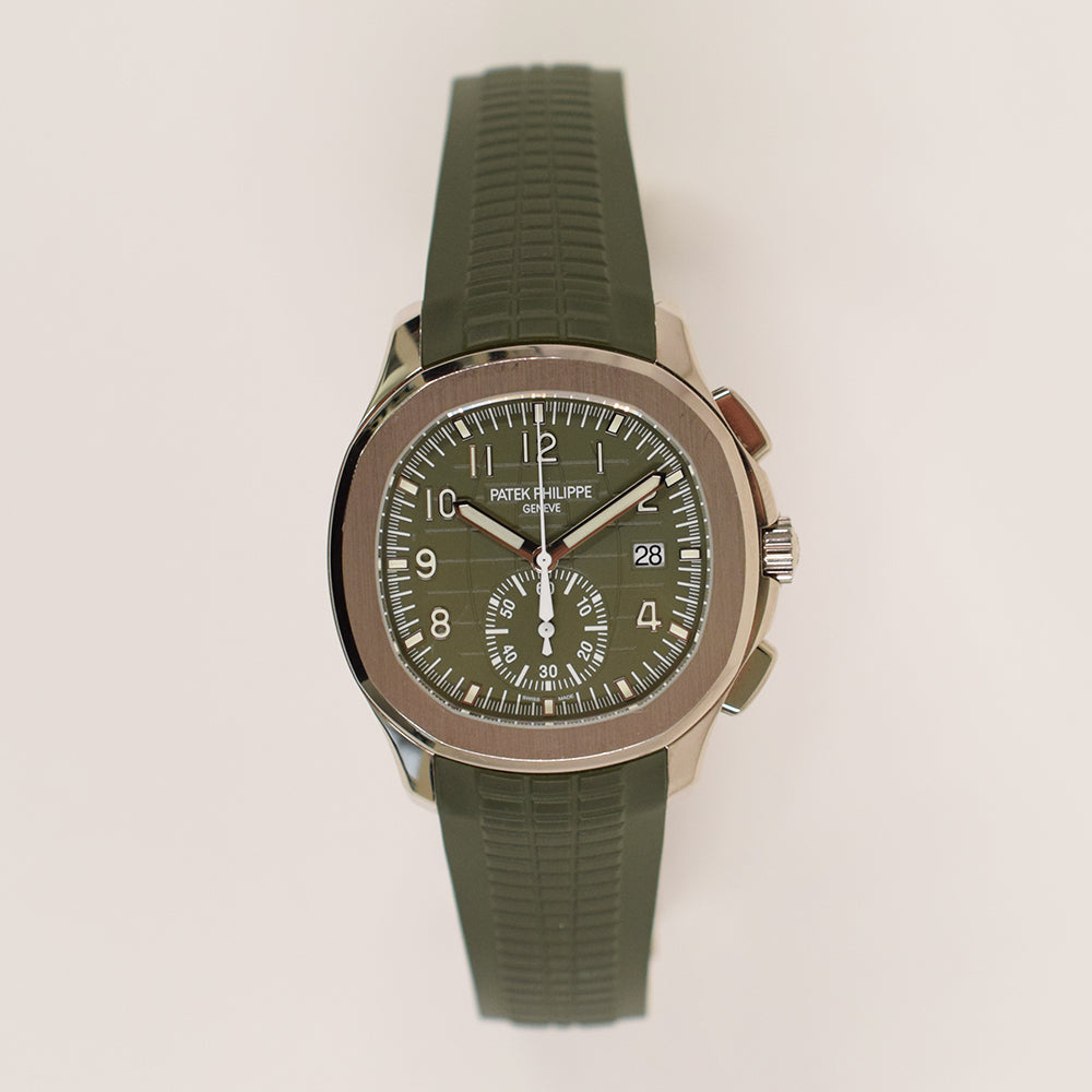 Patek Philippe Aquanaut Chronograph 42.2mm 5968G-010 – Green Dial
