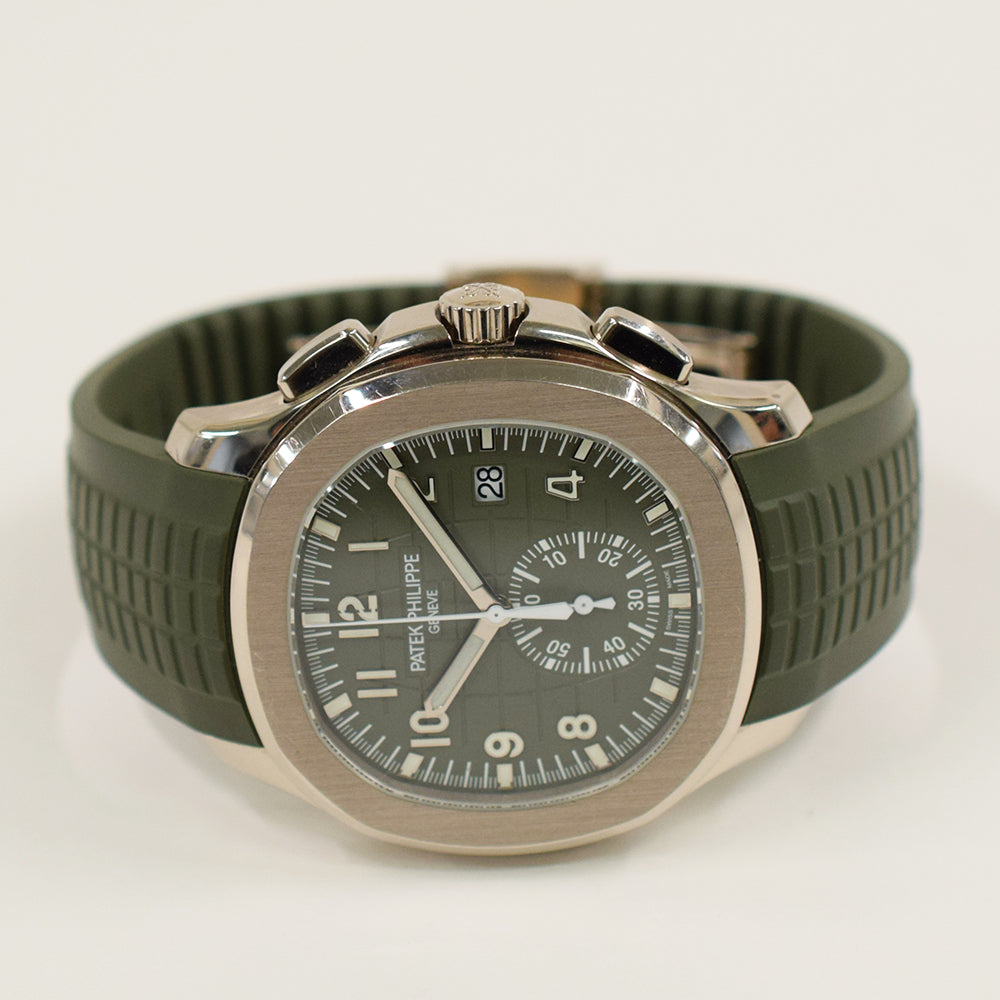 Patek Philippe Aquanaut Chronograph 42.2mm 5968G-010 – Green Dial