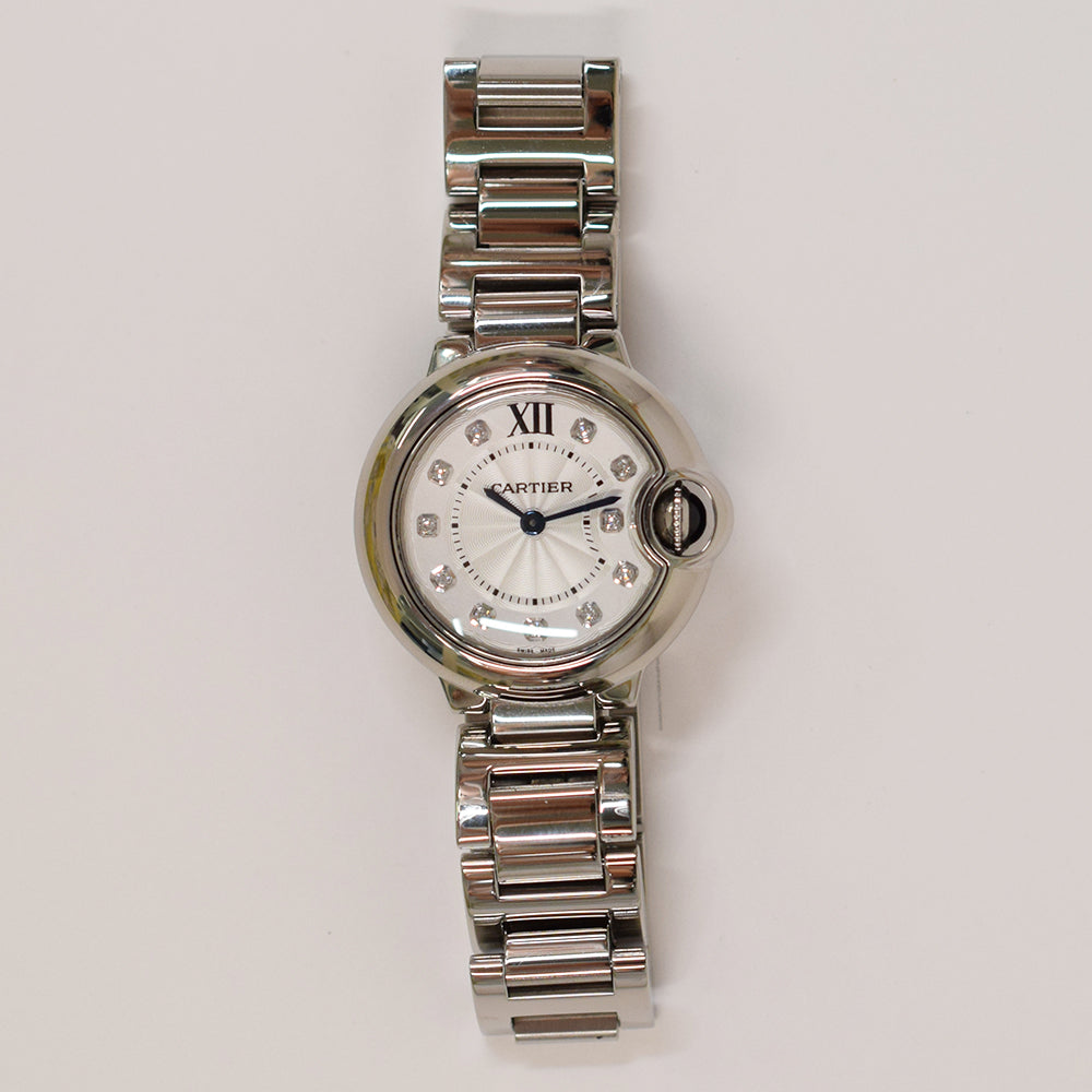 Cartier Ballon Bleu 28mm Steel WE902073 – Silver Dial
