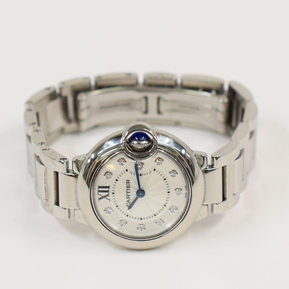 Cartier Ballon Bleu 28mm Steel WE902073 – Silver Dial