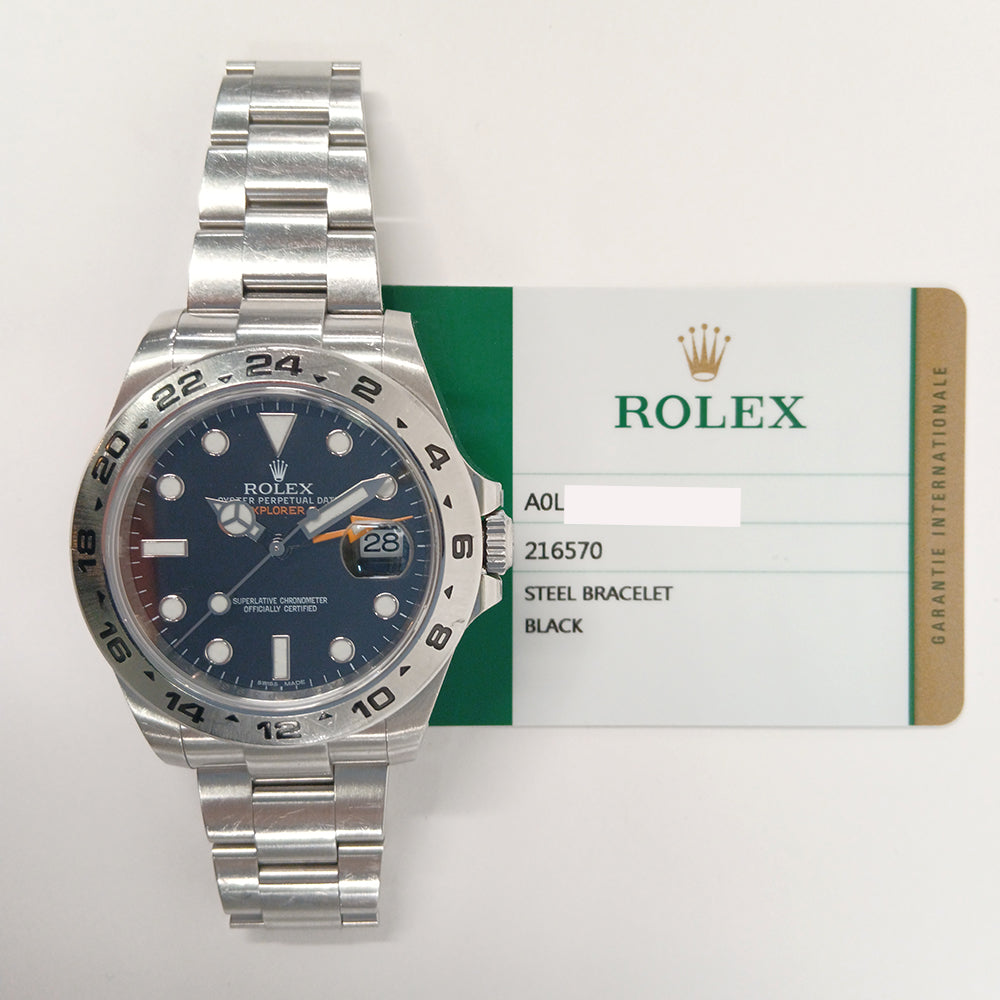 Rolex Explorer II 42mm 216570 – Black Dial
