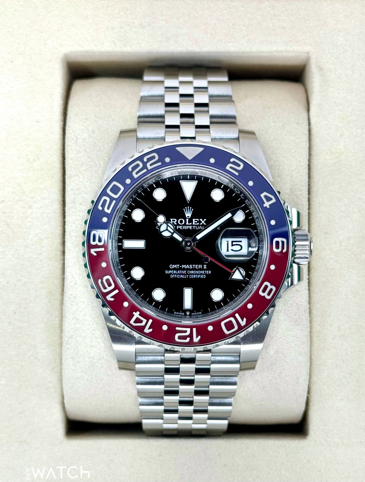 Rolex GMT-Master II "Pepsi"  (126710BLRO)