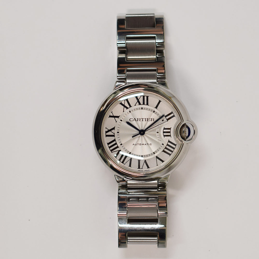 Cartier Ballon Bleu 36mm Steel W6920046 – Silver Roman Dial