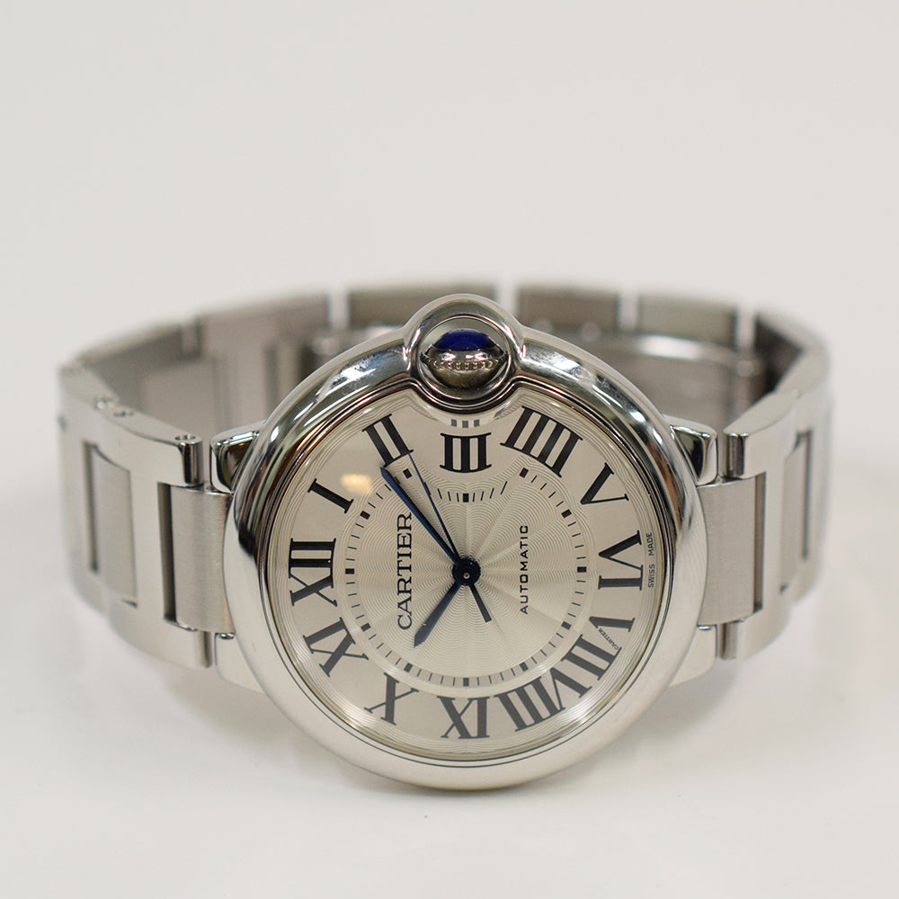 Cartier Ballon Bleu 36mm Steel W6920046 – Silver Roman Dial
