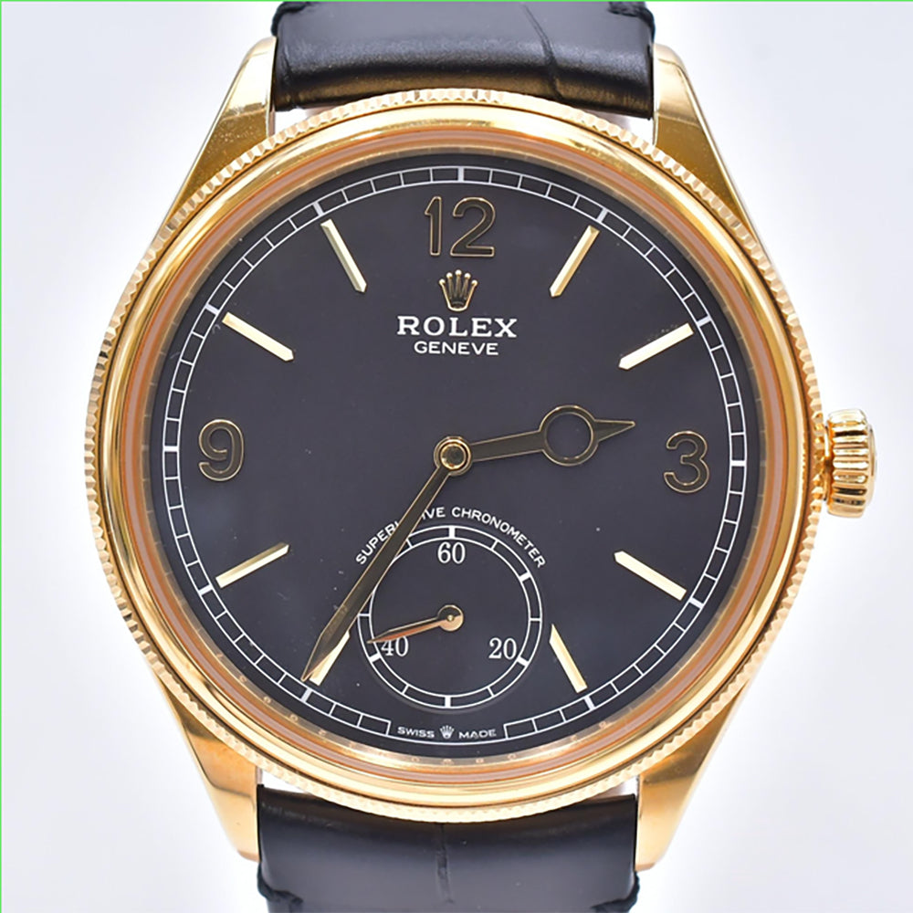 Rolex 1908 39mm Yellow Gold 52508 – Black Dial