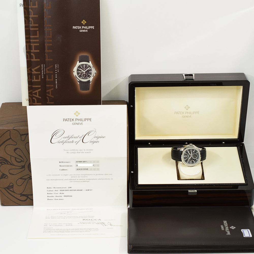Patek Philippe Aquanaut Travel Time 40mm 5164A-001 – Black Dial