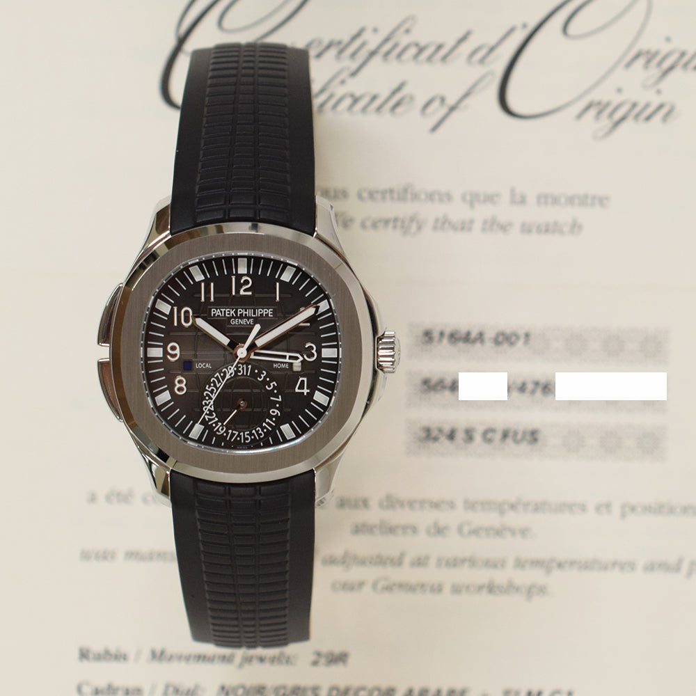 Patek Philippe Aquanaut Travel Time 40mm 5164A-001 – Black Dial