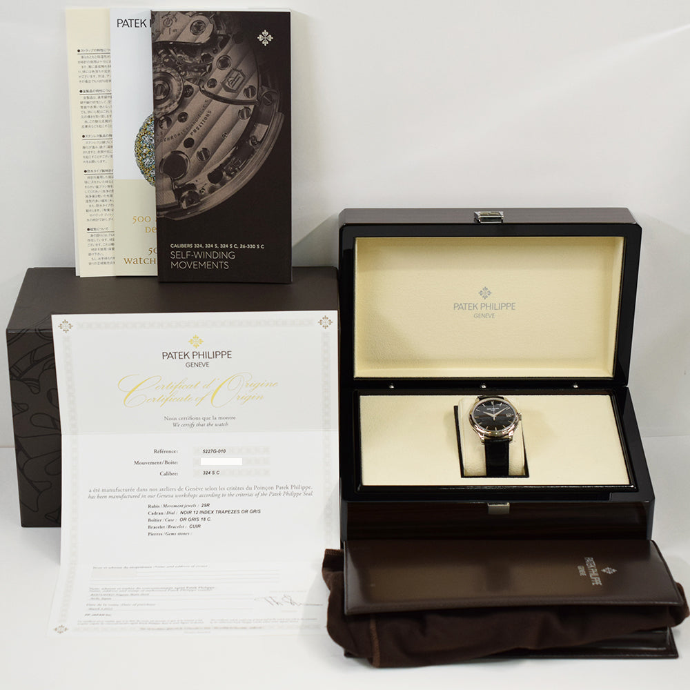 Patek Philippe Calatrava 39mm 5227G-010 – Black Dial