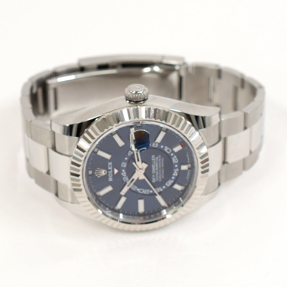 Rolex Sky-Dweller 42mm Steel and White Gold 336934 – Blue Dial