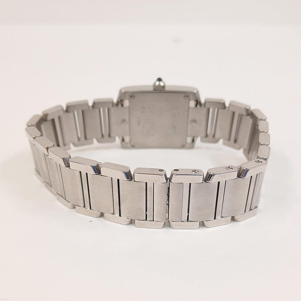 Cartier Tank Française Small Stainless Steel W51008Q3 – Ivory Roman Dial