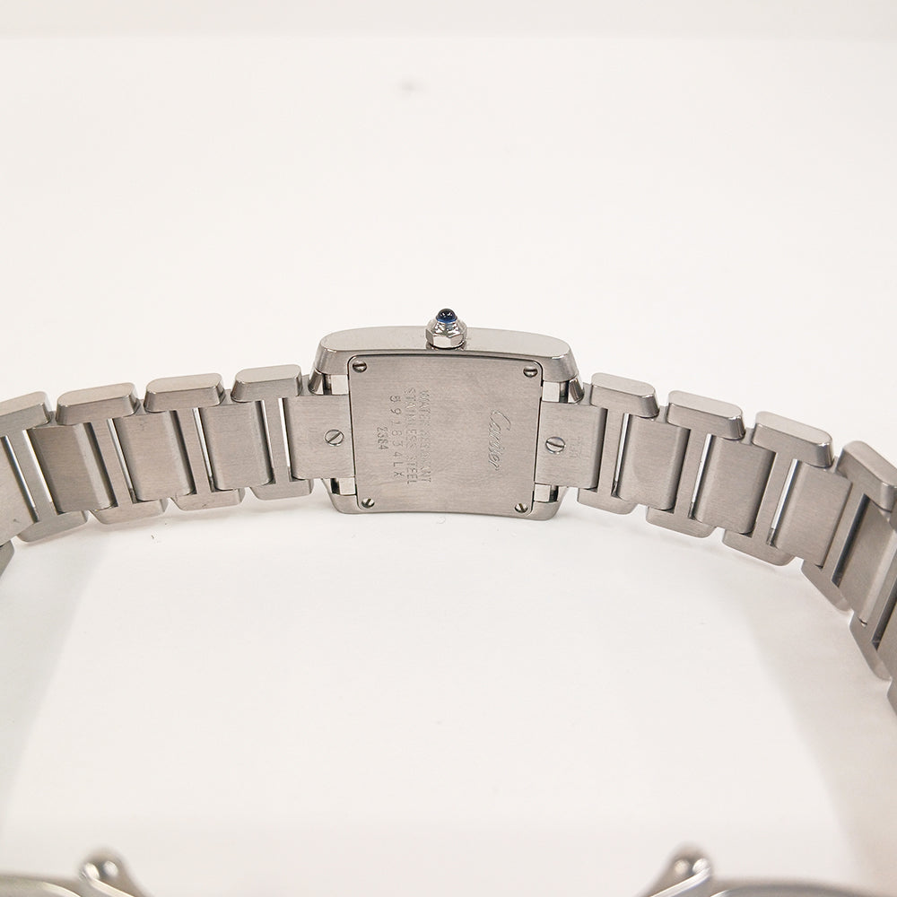 Cartier Tank Française Small Stainless Steel W51008Q3 – Ivory Roman Dial