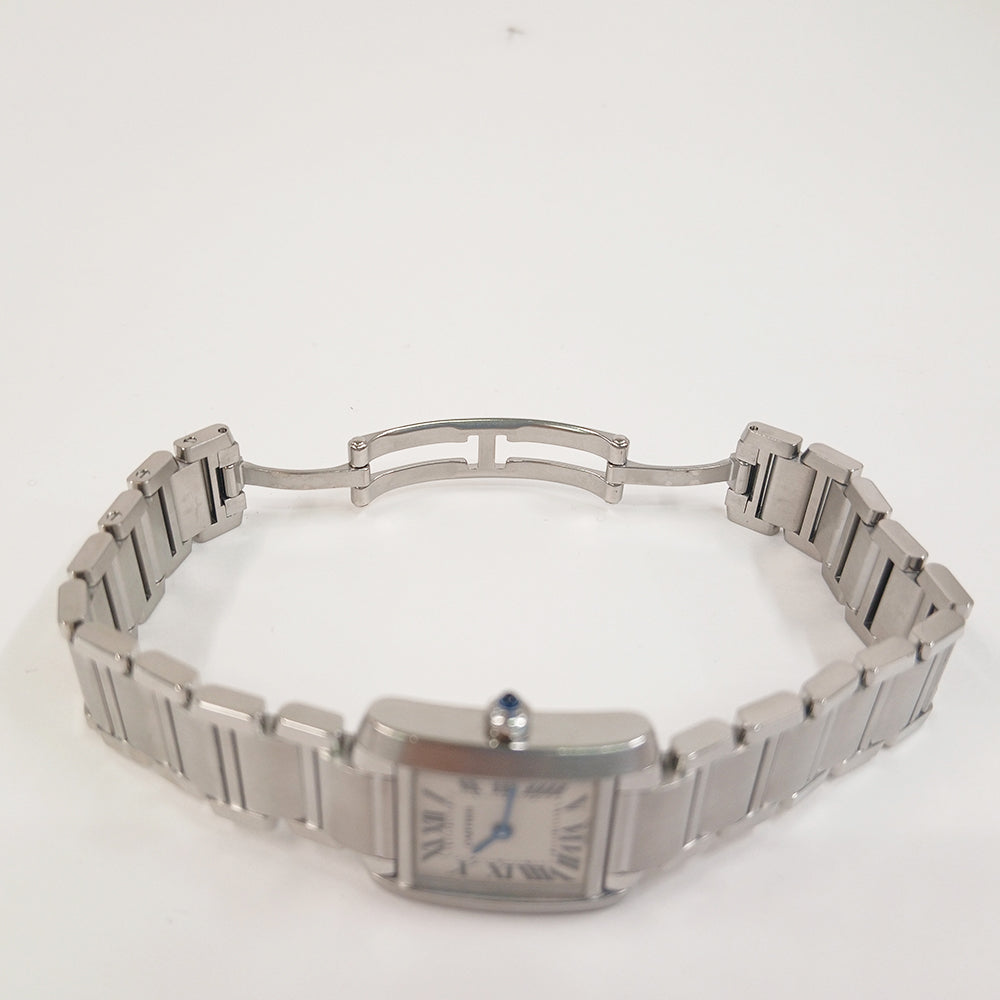 Cartier Tank Française Small Stainless Steel W51008Q3 – Ivory Roman Dial